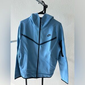 Light Blue Nike Tech Fleece Zip Up Hoodie